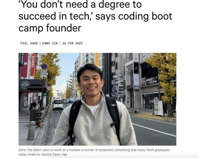 Study International: 'You don't need a degree to succeed in tech,' says coding boot camp founder