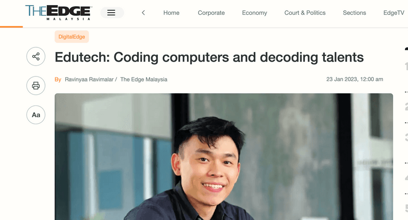 The Edge: Edutech: Coding computers and decoding talents