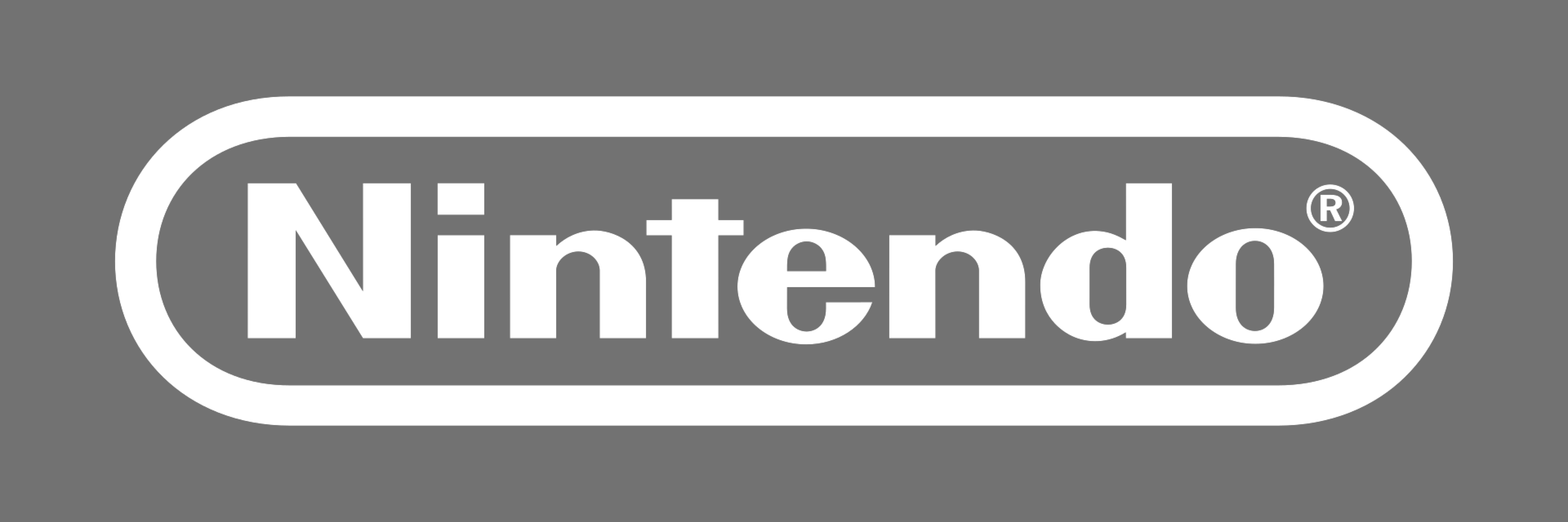 nintendo logo gray color