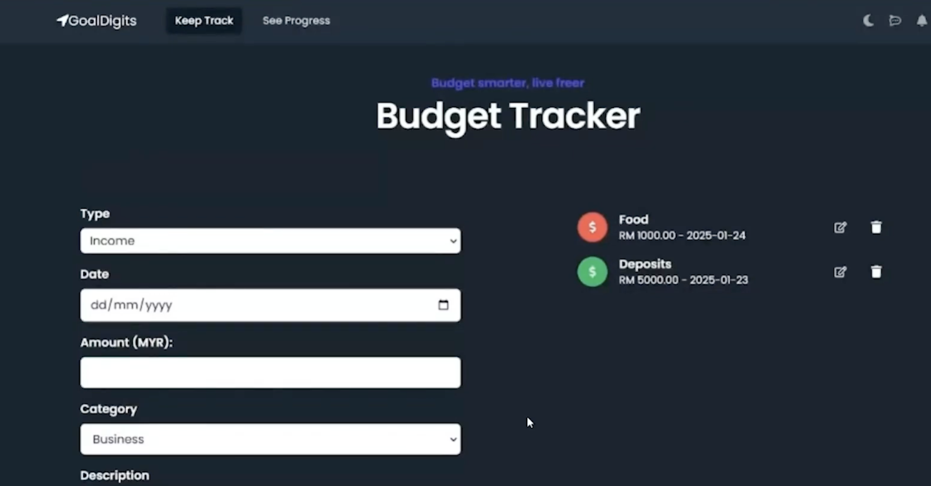 GoalDigits: Your Path to Financial Freedom
