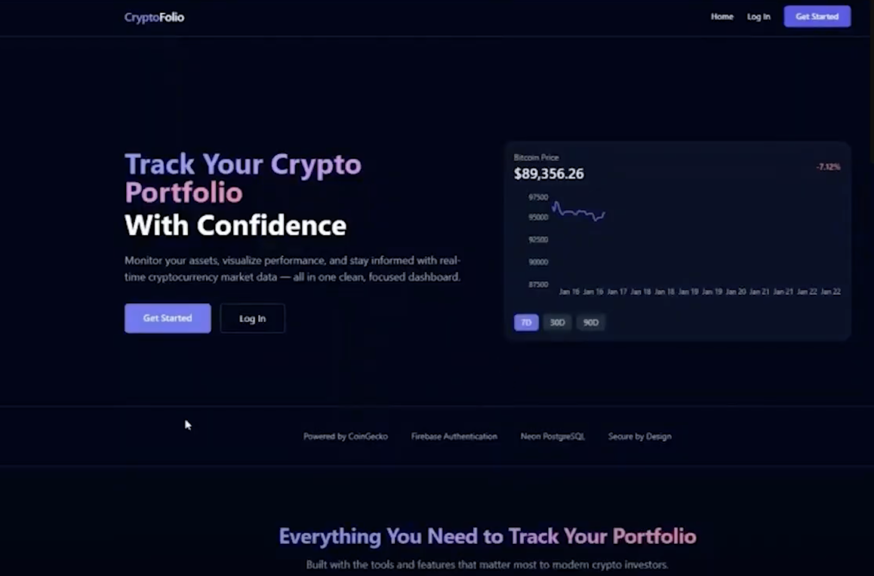 CryptoFolio: Beginner-Friendly Crypto Portfolio Tracker