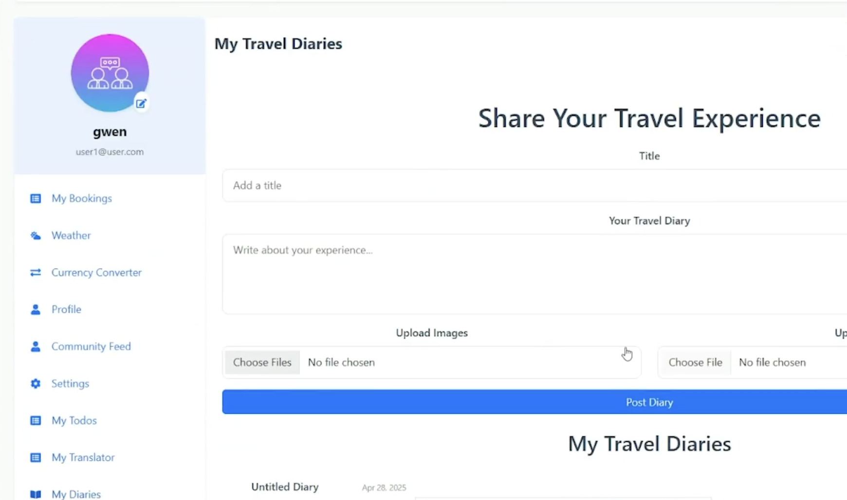 Travel App - Homestay Operator