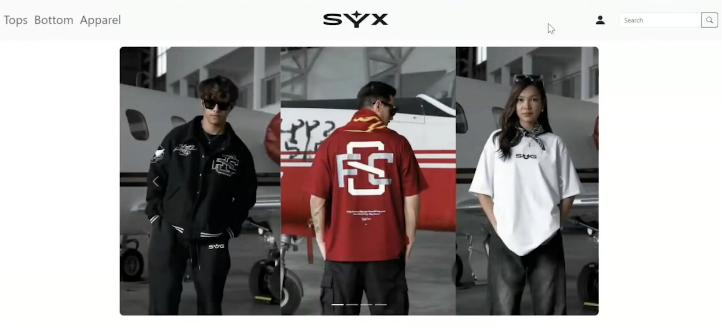 SYX: A Clean & Minimalist Streetwear E-Commerce Website